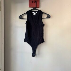 Tjmaxx Happily Grey Black Sleeveless One Piece Bodysuit S/M